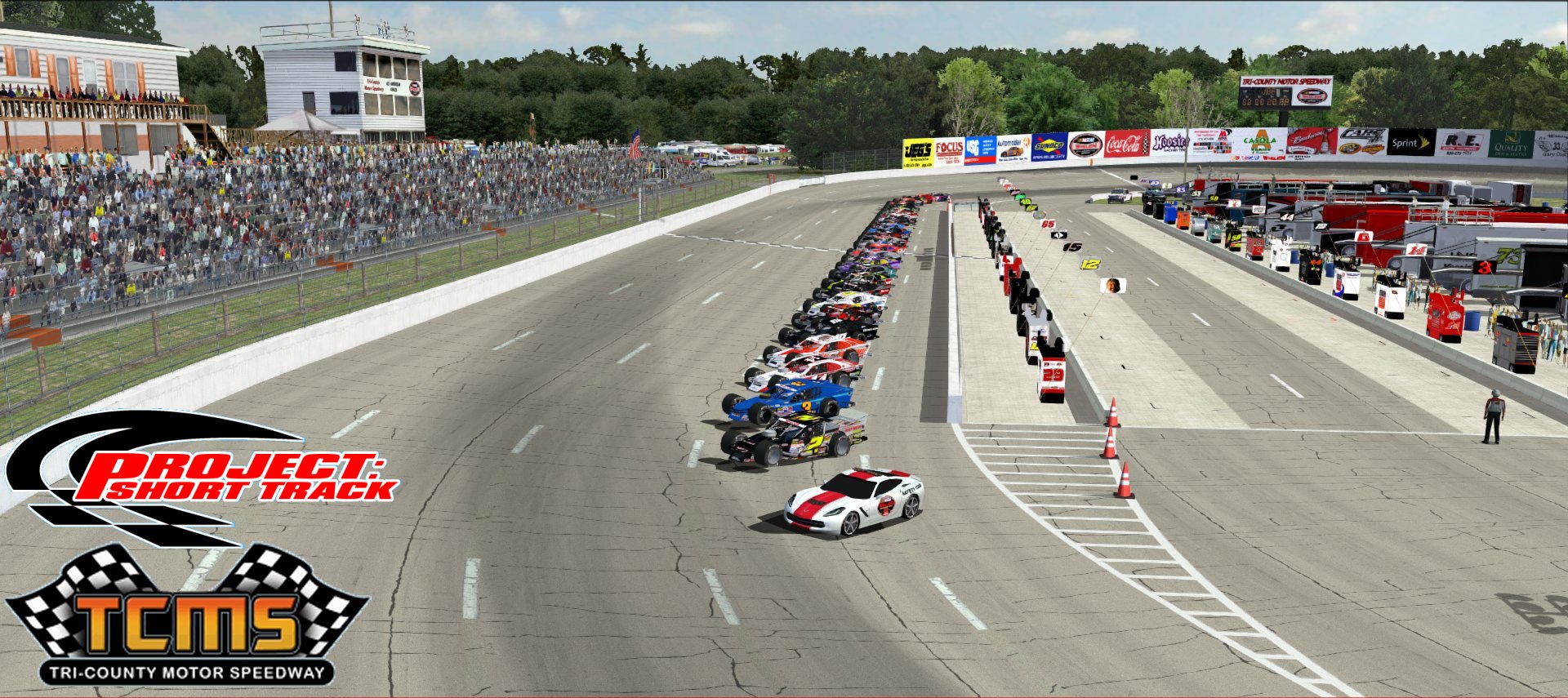 North Carolina's Tri-County Motor Speedway. 